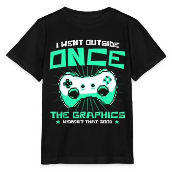 Zocken Gamer Retro Gamer Videospiele Geschenk - Stanley/Stella Kinder T-Shirt MINI CREATOR  - Schwarz - Vorne - Mikhail (115cm)