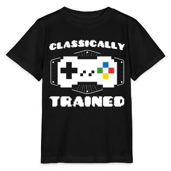 Zocken Gamer Retro Gamer Videospiele Geschenk - Stanley/Stella Kinder T-Shirt MINI CREATOR  - Schwarz - Vorne - Mikhail (115cm)