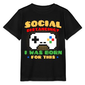 Zocken Gamer Retro Gamer Videospiele Geschenk - Stanley/Stella Kinder T-Shirt MINI CREATOR  - Schwarz - Vorne - Mikhail (115cm)