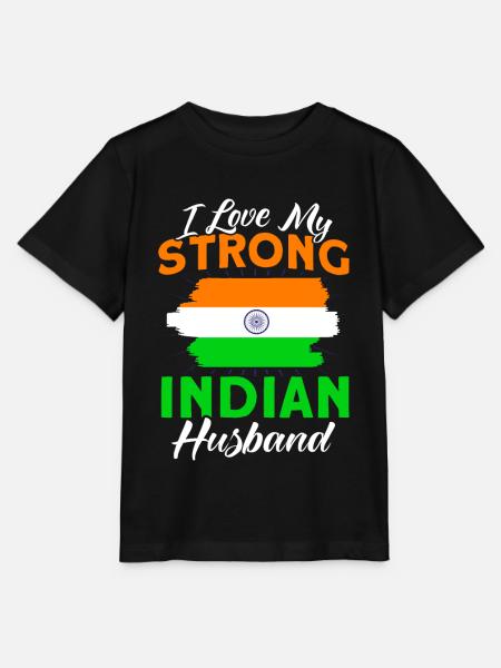 Indien Indische Wurzeln Geschenk - Stanley/Stella Kinder T-Shirt MINI CREATOR  - Schwarz