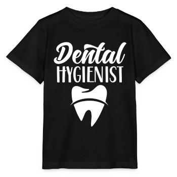 Hygiénistes dentaires Hygiène dentaire Équipe dentaire - T-shirt bio MINI CREATOR Stanley/Stella Enfant - noir - Devant - Mikhail (115cm)