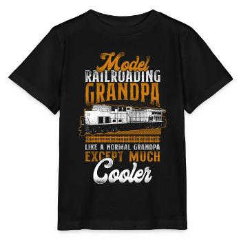 Conducteur de train diesel de marchandises - T-shirt bio MINI CREATOR Stanley/Stella Enfant - noir - Devant - Mikhail (115cm)