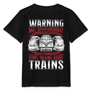 Conducteur de train diesel de marchandises - T-shirt bio MINI CREATOR Stanley/Stella Enfant - noir - Devant - Mikhail (115cm)