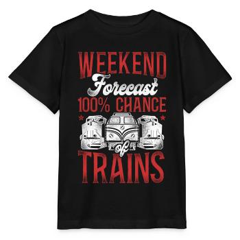 Conducteur de train diesel de marchandises - T-shirt bio MINI CREATOR Stanley/Stella Enfant - noir - Devant - Mikhail (115cm)