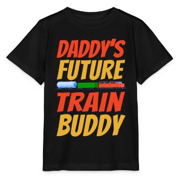 Conducteur de train diesel de marchandises - T-shirt bio MINI CREATOR Stanley/Stella Enfant - noir - Devant - Mikhail (115cm)