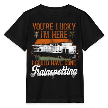 Conducteur de train diesel de marchandises - T-shirt bio MINI CREATOR Stanley/Stella Enfant - noir - Devant - Mikhail (115cm)
