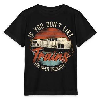 Conducteur de train diesel de marchandises - T-shirt bio MINI CREATOR Stanley/Stella Enfant - noir - Devant - Mikhail (115cm)