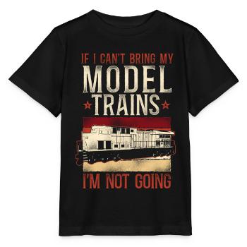 Conducteur de train diesel de marchandises - T-shirt bio MINI CREATOR Stanley/Stella Enfant - noir - Devant - Mikhail (115cm)