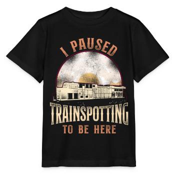 Conducteur de train diesel de marchandises - T-shirt bio MINI CREATOR Stanley/Stella Enfant - noir - Devant - Mikhail (115cm)