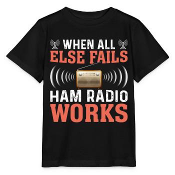 Funk Amateur Funker Funken Radio Hobby Cadeau - T-shirt bio MINI CREATOR Stanley/Stella Enfant - noir - Devant - Mikhail (115cm)