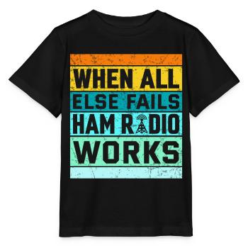 Funk Amateur Funker Funken Radio Hobby Cadeau - T-shirt bio MINI CREATOR Stanley/Stella Enfant - noir - Devant - Mikhail (115cm)