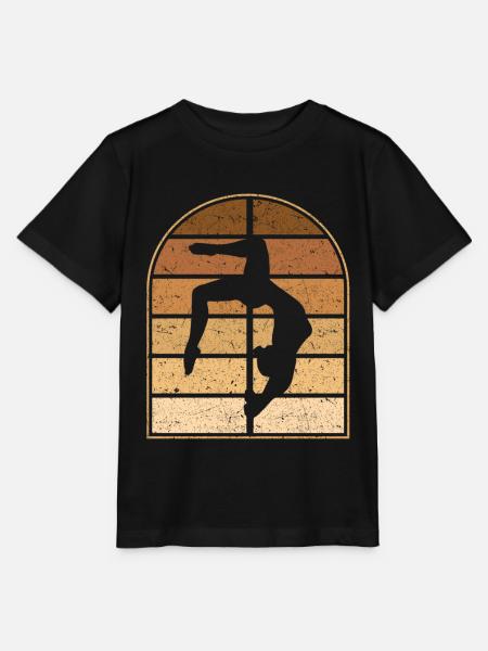 Pole Dancing Akrobatischer Pole Dancer - Stanley/Stella Kinder T-Shirt MINI CREATOR  - Schwarz