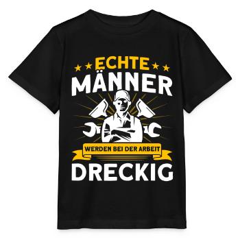 Sanitär Klempner Anlagenmechaniker Geschenk - Stanley/Stella Kinder T-Shirt MINI CREATOR  - Schwarz - Vorne - Mikhail (115cm)