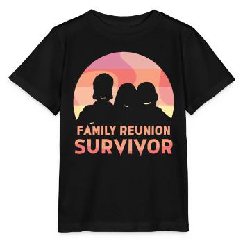 Survivor of a Family Reunion Family Team - Stanley/Stella MINI CREATOR Kids’ T-Shirt - black - Front - Mikhail (115cm)