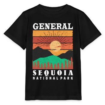 Sequoia Nationalpark Mammutbäume General Nevada So - Stanley/Stella Kinder T-Shirt MINI CREATOR  - Schwarz - Vorne - Mikhail (115cm)