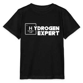 Hydrogen Expert Energy Élément hydrogène - T-shirt bio MINI CREATOR Stanley/Stella Enfant - noir - Devant - Mikhail (115cm)