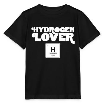Amateurs d’hydrogène Énergie Élément hydrogène - T-shirt bio MINI CREATOR Stanley/Stella Enfant - noir - Devant - Mikhail (115cm)