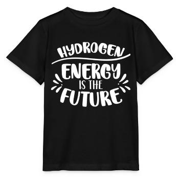 L’énergie de l’hydrogène est l’avenir de l’hydrogène - T-shirt bio MINI CREATOR Stanley/Stella Enfant - noir - Devant - Mikhail (115cm)