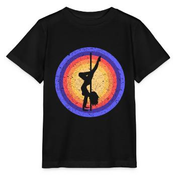 Pole Dance Girls Silhouette Pole Dancer Pole - T-shirt bio MINI CREATOR Stanley/Stella Enfant - noir - Devant - Mikhail (115cm)