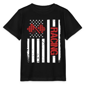 Racing Motorsport Saying - Stanley/Stella MINI CREATOR Kids’ T-Shirt - black - Front - Mikhail (115cm)