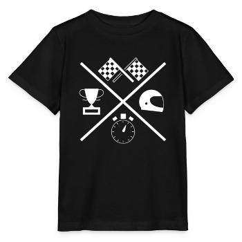 Racing Motorsport Saying - Stanley/Stella MINI CREATOR Kids’ T-Shirt - black - Front - Mikhail (115cm)