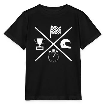 Racing Motorsport Saying - Stanley/Stella MINI CREATOR Kids’ T-Shirt - black - Front - Mikhail (115cm)