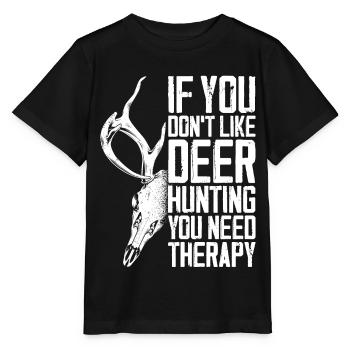 Chasseur de cerfs buck si vous - T-shirt bio MINI CREATOR Stanley/Stella Enfant - noir - Devant - Mikhail (115cm)