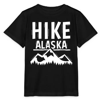 Wanderungen In Alaska Wanderung Wanderer Wandern - Stanley/Stella Kinder T-Shirt MINI CREATOR  - Schwarz - Vorne - Mikhail (115cm)