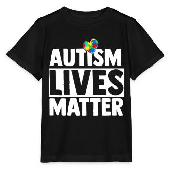 Autismus Geschenk Autist Asperger ADHS Autism - Stanley/Stella Kinder T-Shirt MINI CREATOR  - Schwarz - Vorne - Mikhail (115cm)