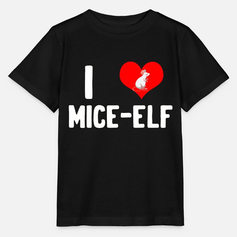 Mouse Gift Mice Kids Men Mouse Advice - Stanley/Stella MINI CREATOR Kids’ T-Shirt - black