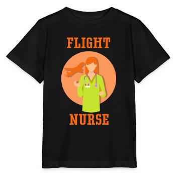 Flight doctor Profession Flight physician Flight nurse - Stanley/Stella MINI CREATOR Kids’ T-Shirt - black - Front - Mikhail (115cm)
