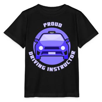 Proud driving instructor Profession Driving school Driving lesson - Stanley/Stella MINI CREATOR Kids’ T-Shirt - black - Front - Mikhail (115cm)