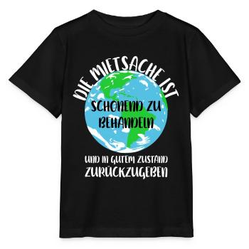 Naturschutz Klima Naturschützer Meer - Stanley/Stella Kinder T-Shirt MINI CREATOR  - Schwarz - Vorne - Mikhail (115cm)