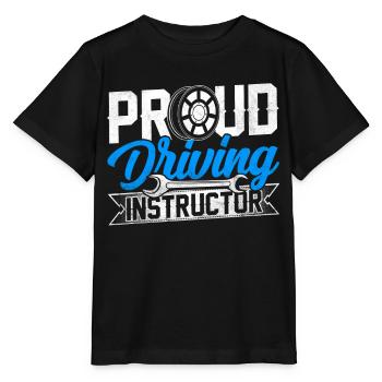Proud Driving Instructor Driving School Driving Lesson Profession - Stanley/Stella MINI CREATOR Kids’ T-Shirt - black - Front - Mikhail (115cm)