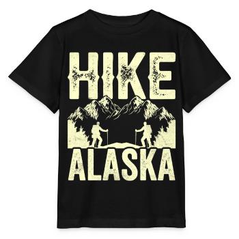 Wanderungen In Alaska Wandern Wanderung Wanderer - Stanley/Stella Kinder T-Shirt MINI CREATOR  - Schwarz - Vorne - Mikhail (115cm)