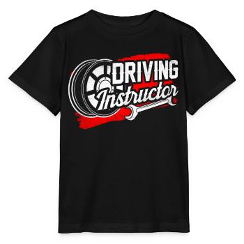 Fahrlehrer Fahrschule Fahrstunde Fahrschüler - Stanley/Stella Kinder T-Shirt MINI CREATOR  - Schwarz - Vorne - Mikhail (115cm)