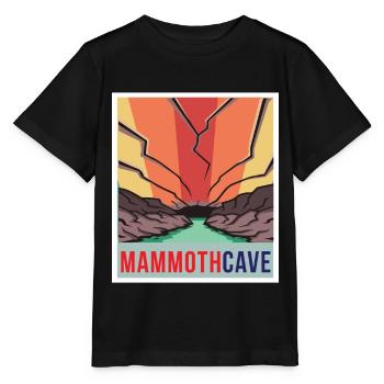 Mammoth Cave Retro National Park Souvenir Kentucky - T-shirt bio MINI CREATOR Stanley/Stella Enfant - noir - Devant - Mikhail (115cm)