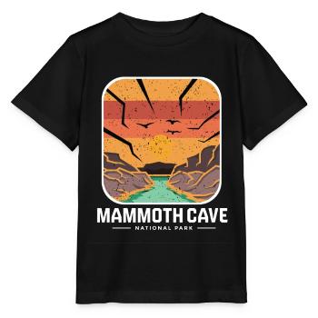 Parc national Mammoth Cave Kentucky Souvenir Höhle - T-shirt bio MINI CREATOR Stanley/Stella Enfant - noir - Devant - Mikhail (115cm)