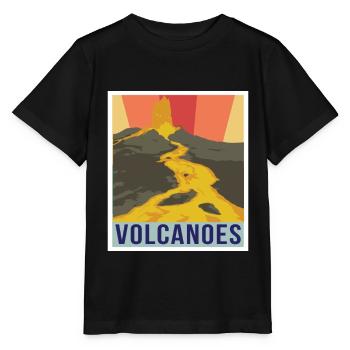 Nationalpark Souvenir Vulkan Insel Vulkane Hawaii - Stanley/Stella Kinder T-Shirt MINI CREATOR  - Schwarz - Vorne - Mikhail (115cm)