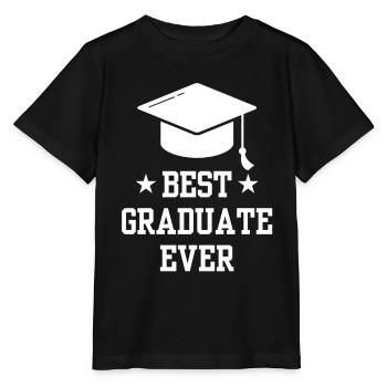 Meilleur diplômé de tous les temps Diplômés diplômés - T-shirt bio MINI CREATOR Stanley/Stella Enfant - noir - Devant - Mikhail (115cm)