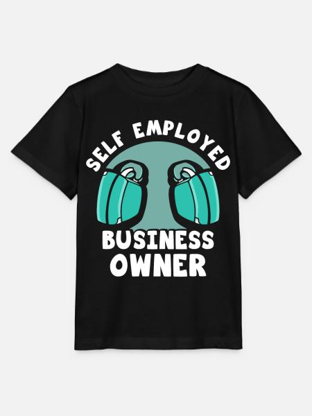 Selbständiger Geschäftsinhaber Selbstständig - Stanley/Stella Kinder T-Shirt MINI CREATOR  - Schwarz
