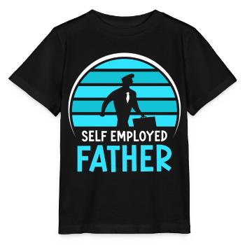 Père indépendant Pigiste Indépendant - T-shirt bio MINI CREATOR Stanley/Stella Enfant - noir - Devant - Mikhail (115cm)