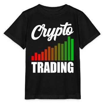 Krypto Handel Trader Traden Crypto Trading - Stanley/Stella Kinder T-Shirt MINI CREATOR  - Schwarz - Vorne - Mikhail (115cm)