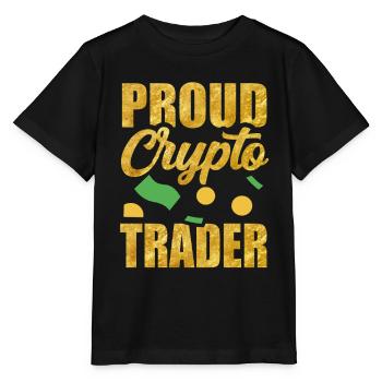 Proud Crypto Trader Trade Crypto Trading - Stanley/Stella MINI CREATOR Kids’ T-Shirt - black - Front - Mikhail (115cm)