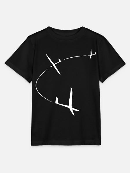 Segelflugzeug Segelfliegen Segelflug Segelflieger - Stanley/Stella Kinder T-Shirt MINI CREATOR - Schwarz