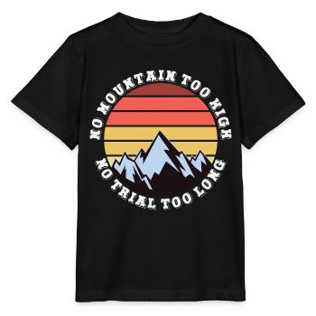 Pas de montagne trop haute, pas trop longue - T-shirt bio MINI CREATOR Stanley/Stella Enfant - noir - Devant - Mikhail (115cm)