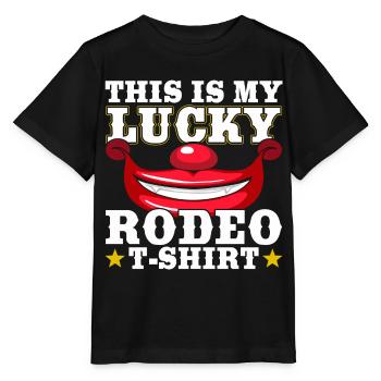 Cowboy - Stanley/Stella Kinder T-Shirt MINI CREATOR  - Schwarz - Vorne - Mikhail (115cm)