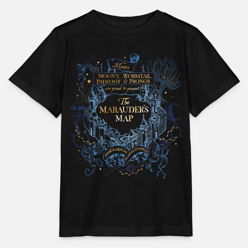 Harry Potter The Marauder's Map - Stanley/Stella Kinder T-Shirt MINI CREATOR  - Schwarz