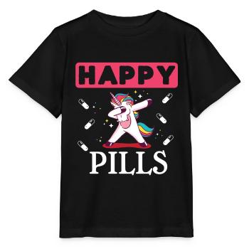 Party Unicorn - T-shirt bio MINI CREATOR Stanley/Stella Enfant - noir - Devant - Mikhail (115cm)