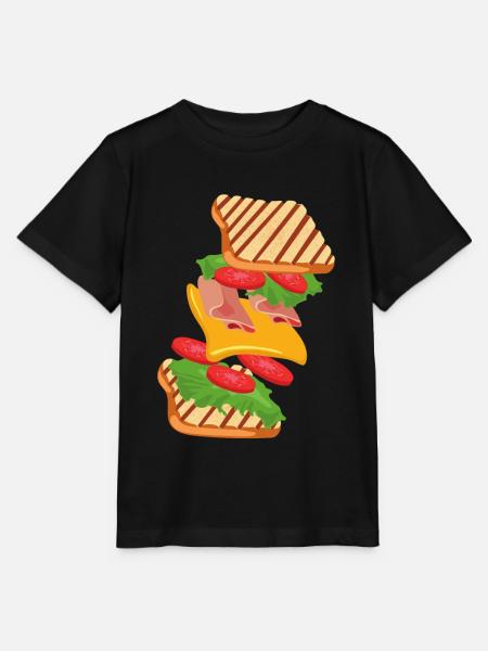 Sandwich - Stanley/Stella Kinder T-Shirt MINI CREATOR - Schwarz